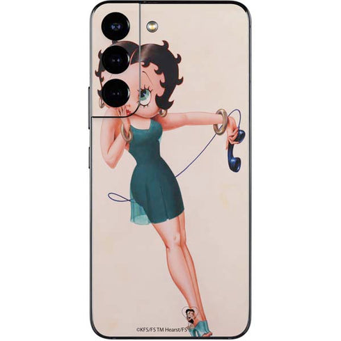 Betty Boop On the Phone Galaxy S22 Skin